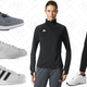 Alphabounce Em Shoes, $77 | Stan Smith Shoes, $53 | Superstar Shoes, $56 | Trio17 TRG JKTW, $46 | 3-Stripes Leggings, $25
